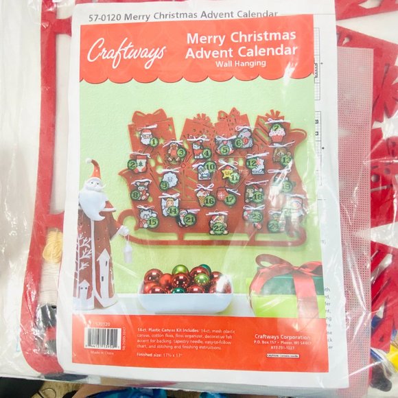 Rare Craftways Merry Christmas Advent Calendar Kit - NWT - Picture 3 of 7
